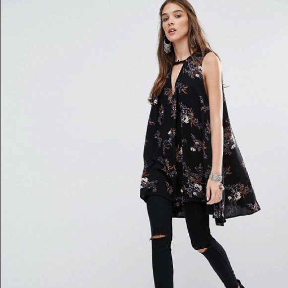 Free People swing sleeveless tunic top - Picture 1 of 6